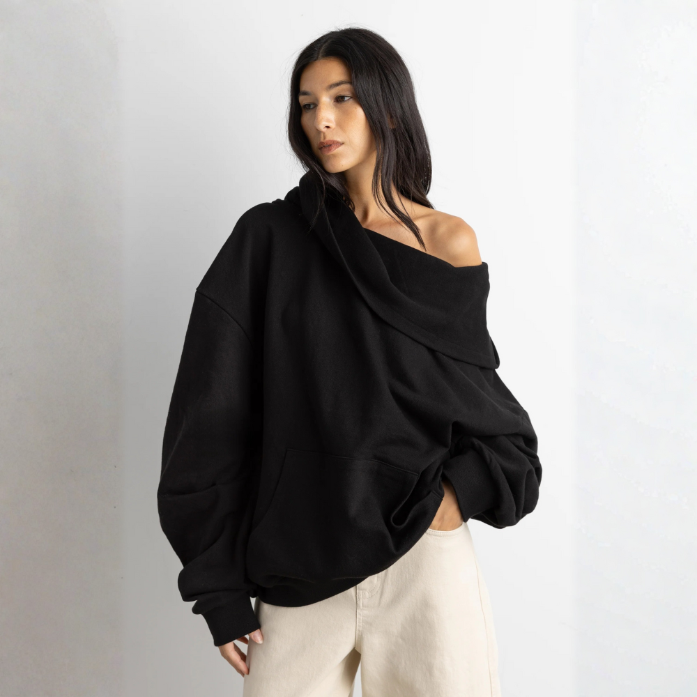Zannari™ Off-shoulder Hoodie