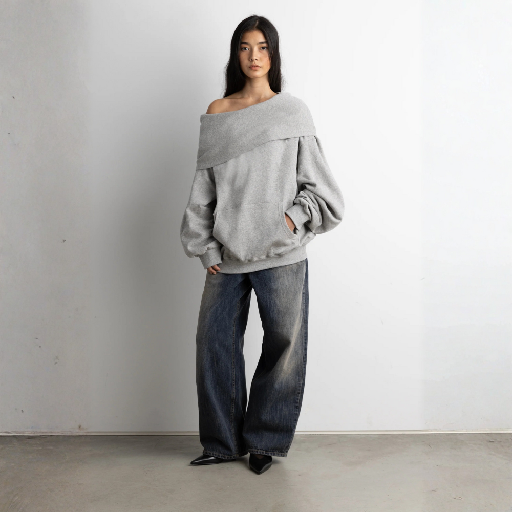 Zannari™ Off-shoulder Hoodie