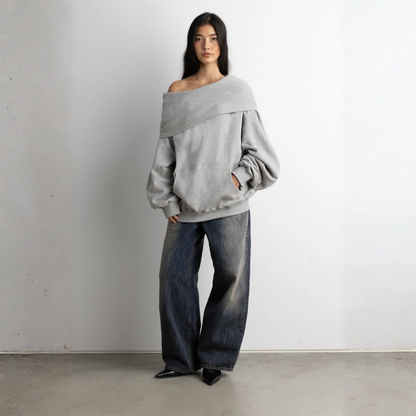 Zannari™ Off-shoulder Hoodie