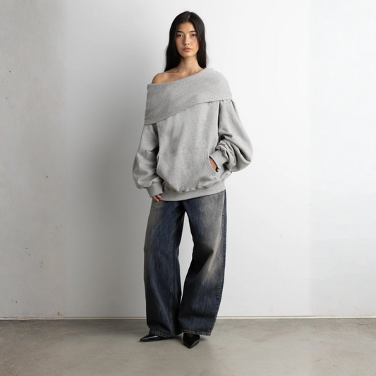 Zannari™ Off-shoulder Hoodie