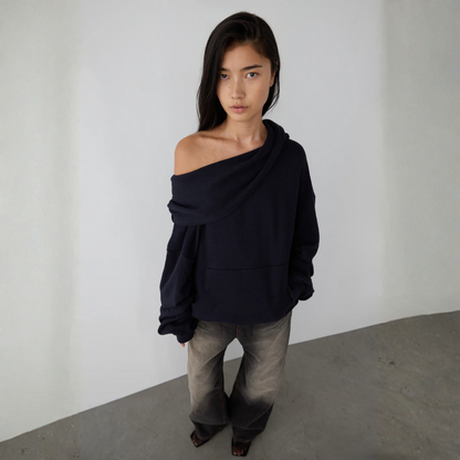 Zannari™ Off-shoulder Hoodie